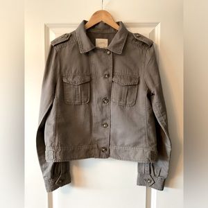 Linen and cotton gray jacket